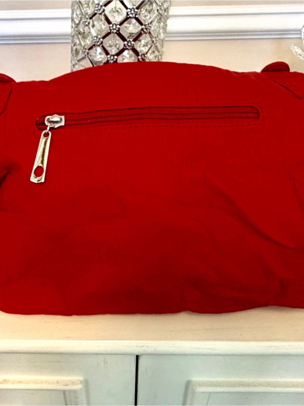 Scarleton Red Quilted Shoulder Bag - Picture 4 of 6